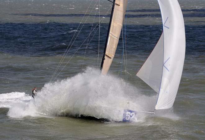 Roderick Knowles’ Swish as the only Class40 still racing © Rick Tomlinson / RORC http://www.rorc.org